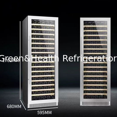 Πιστοποιητικό ETL Προσαρμοσμένο ψυγείο κελαριού κρασιού για μπαρ με σύστημα ψύξης ανεμιστήρα