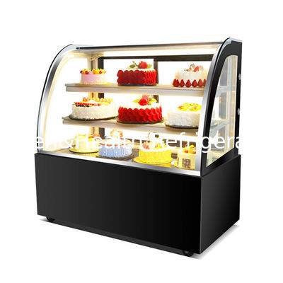 Μαρμάρινη βάση 2 στρώματα Decks Cake Display Freezer για ζαχαροπλαστικά σούσι φίδι Display