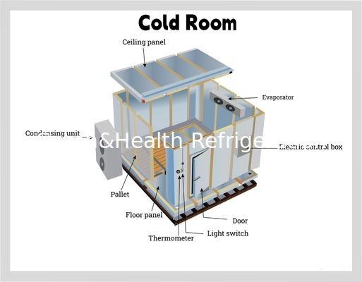 Πίνακας PU Τροφίμων Ψυχροθήκη Εστιατόριο Εμπορική κουζίνα Περπάτημα στο ψυγείο