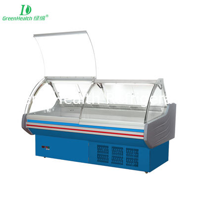 ψυγείο επίδειξης Deli φρέσκου κρέατος 3m για τη στάση/την υπεραγορά κρεοπωλείων