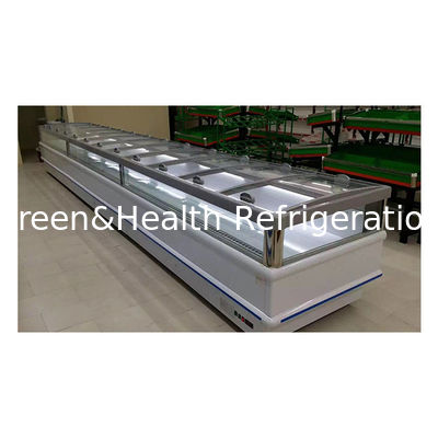 Οριζόντια συρόμενη γυάλινη πόρτα με ενσωματωμένο συμπιεστή