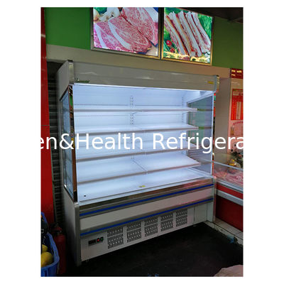 Εμπορικός Ενσωματωμένος Συμπιεστής Πολλαπλών Ράφια Ψυγείο Ανοιχτού Τύπου