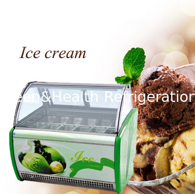 -18~-22 βαθμός 12 ψυκτήρας Danfoss επίδειξης παγωτού δίσκων/συμπιεστής Tecumseh