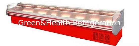 Ψυγείο επίδειξης ROHS Deli, ανοικτή κατεψυγμένη επίδειξη προθήκη 2m για τα θαλασσινά κρέατος