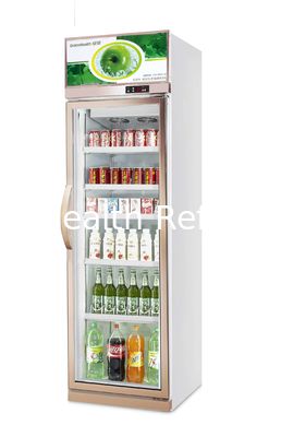 480L εμπορικό ψυγείο ποτών με Danfoss συμπιεστή και 0-10°C θερμοκρασία ελέγχου γυάλινη πόρτα ψυγείο