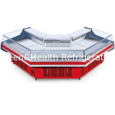 Πιό ψυχρή ενέργεια μεγάλης περιεκτικότητας προθηκών επίδειξης ψαριών κρέατος κρεοπωλείων - αποταμίευση