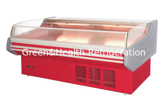 Ψύξη ανεμιστήρων συμπιεστών ψυγείων επίδειξης Deli κρέατος/κοτόπουλου για το κατάστημα ευκολίας