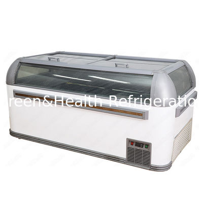 Χρωματίζοντας εμπορικός καταψύκτης φωτισμού R134a των οδηγήσεων χάλυβα